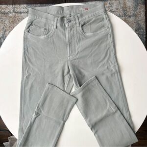 Faherty Stretch Terry 5-Pocket Pant Faded Olive Men’s 30x34 Slim Fit NWOT